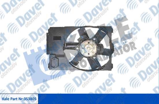 KALE 353805 Davlumbazli Fan Motoru Peugeot Boxer 02> - Citroen Jumper 97>07 2.0/2.2/2.8hdi - Fiat Ducato 2.0/2.3/2.8jtd 2.5td 02> (240w 12v)